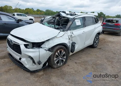2022 Toyota Highlander Hybrid Xle from USA, damaged, VIN 5TDHBRCH3NS542541